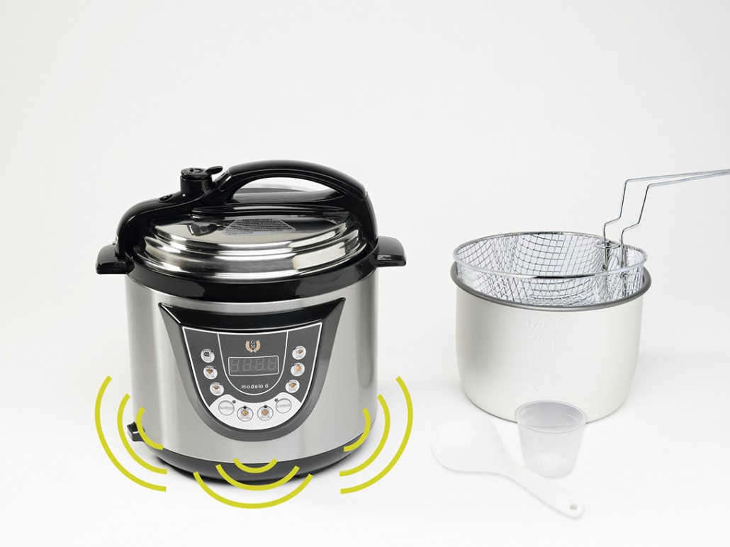 GM D Olla PROGRAMABLE Modelo D con CESTILLO Y Voz : : Hogar y  cocina