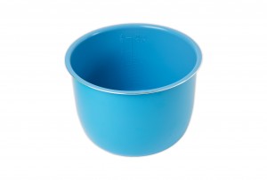 cubeta azul cerámica olla gm