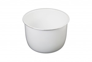 cubeta blanca cerámica para olla gm