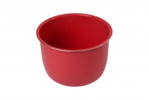 cubeta roja cerámica olla gm