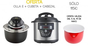 CABEZAL + OLLA E+ CUBETA