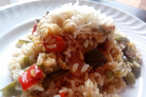 Arroz con verduras