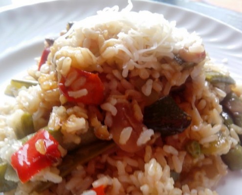 Arroz con verduras