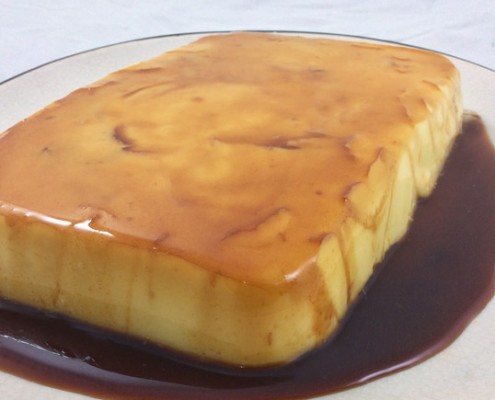 Flan de limon