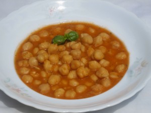 garbanzos a la cerveza