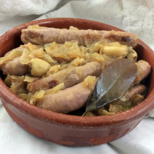 salchichas-al-vino