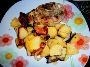 Ossobuco con patatas