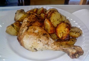Pollo con patatas