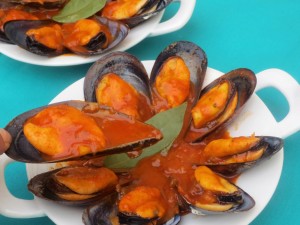 mejillones en salsa olla gm