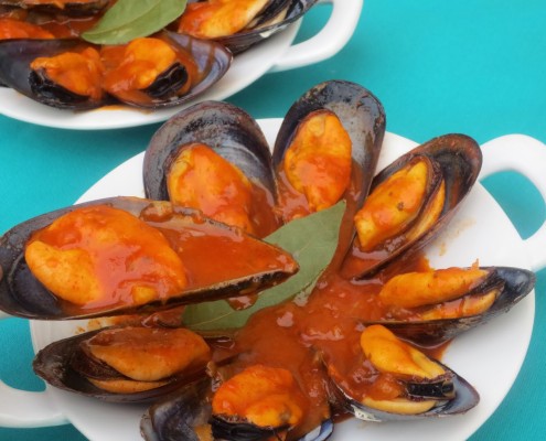 mejillones en salsa olla gm