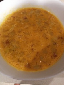 tortilla de patata y bacalao