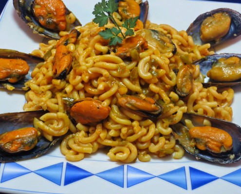 Fideua_con_mejillones