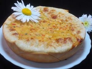 Pastel de empanadilla de merluza y gambas2