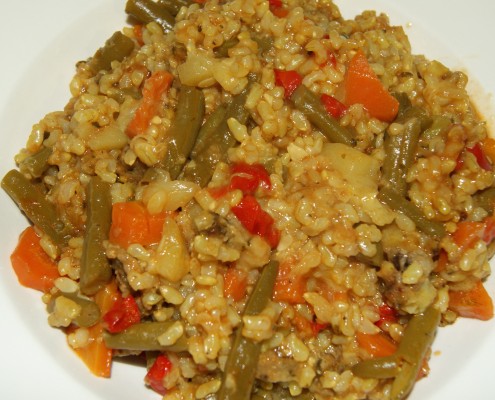 Arroz con verduras Olla GM