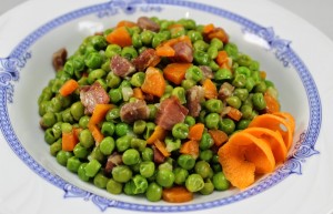 guisantes con olla gm