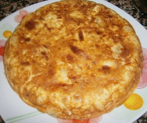 tortilla de patatas con Olla GM