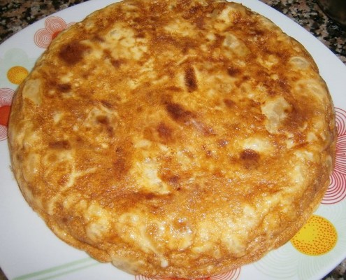 tortilla de patatas con Olla GM