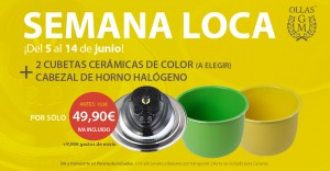 PROMO JUNIO SEMANA LOCA CABEZAL Y CUBETAS