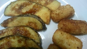berenjenas y croquetas olla gm