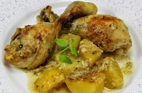 pollo al ajillo olla gm