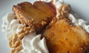flan de queso y nueces olla gm