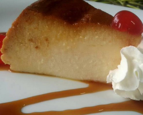 receta flan de queso en olla gm