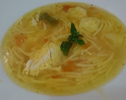 receta caldo en olla gm