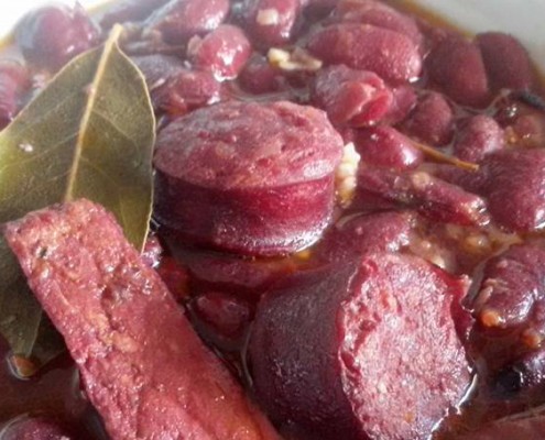 receta alubias en olla gm