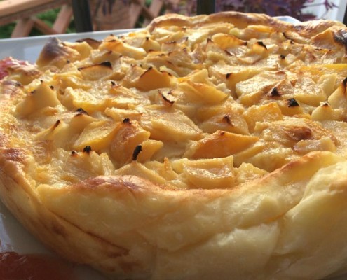 receta quiche manzana olla gm