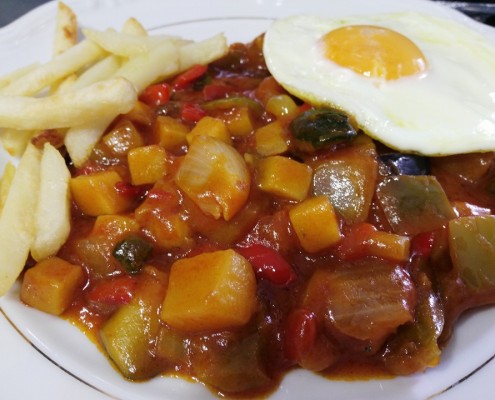 receta pisto de verduras en olla gm