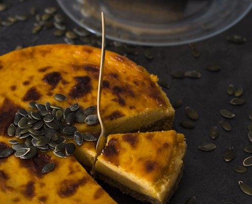 Cheesecake de calabaza ollas gm