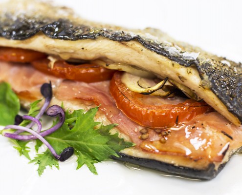 Trucha con jamón Ollas GM
