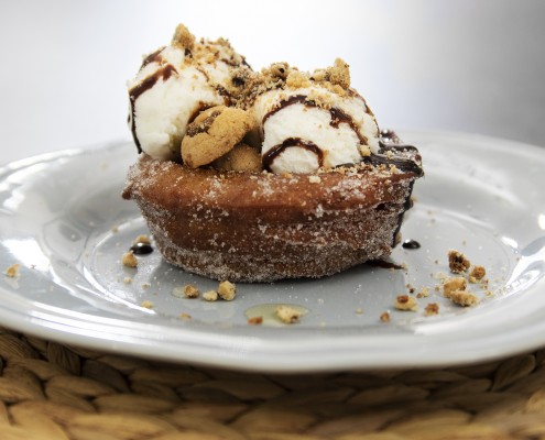 Tarrina de churro con helado Ollas GM
