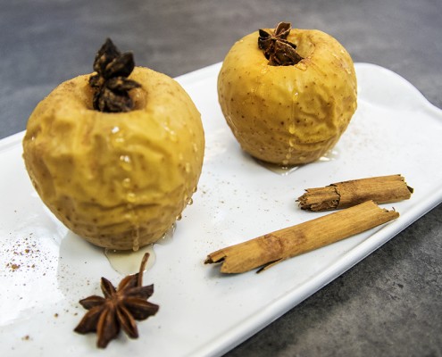 Manzanas asadas