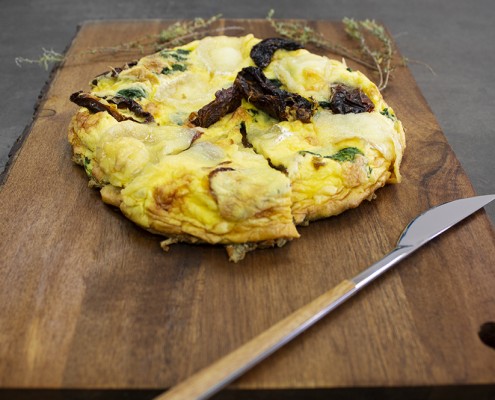 Fritatta de espinacas