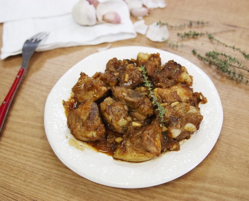 costillas a la cerveza Olla GM